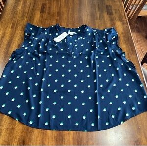 NWT Women's Liz Claiborne Dressy Top Size 2X